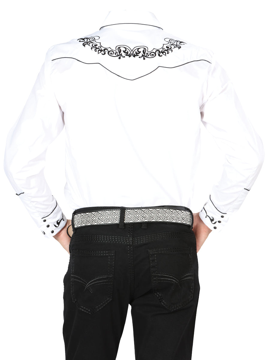 Camisa Western Bordada Miguel