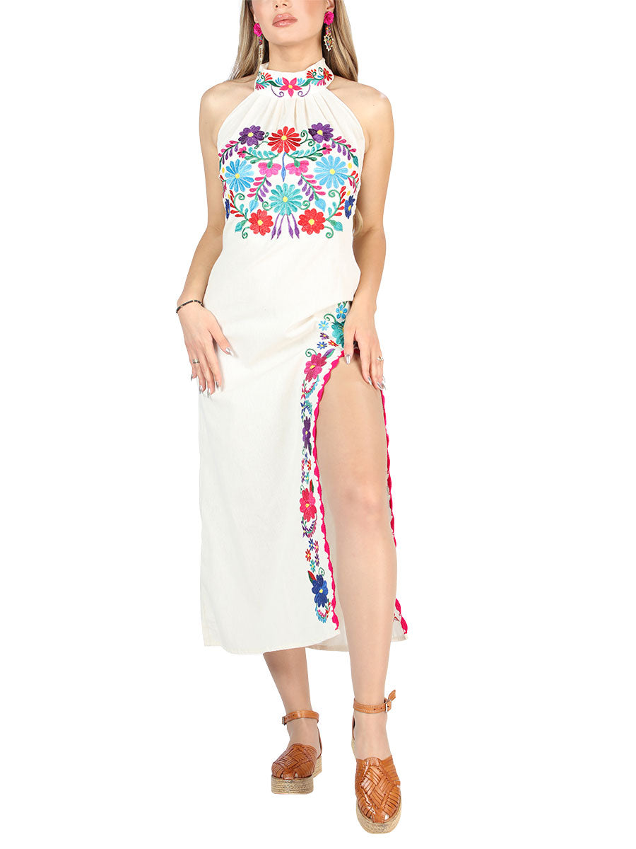 Vestido Ana con Cuello Alto