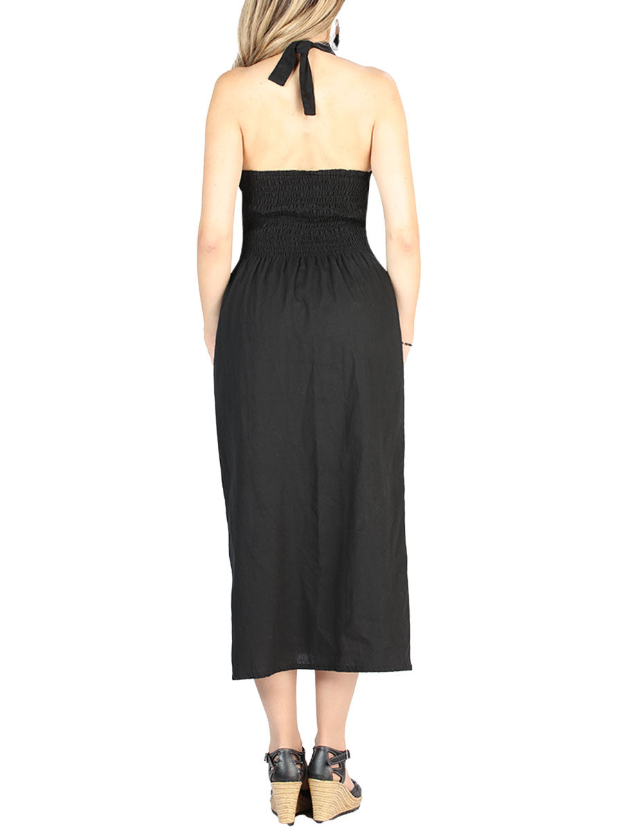 Vestido Fernanda con Cuello Alto