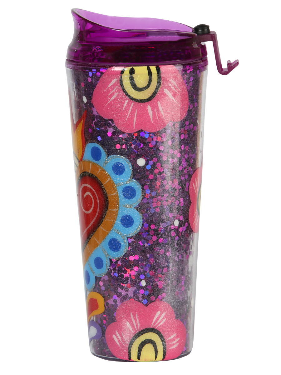 Vaso Pintado con Popote