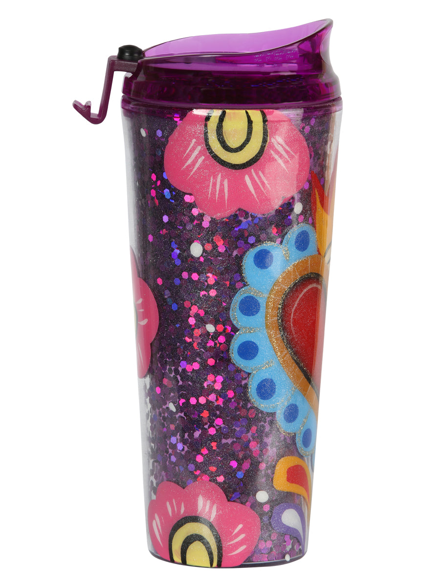 Vaso Pintado con Popote