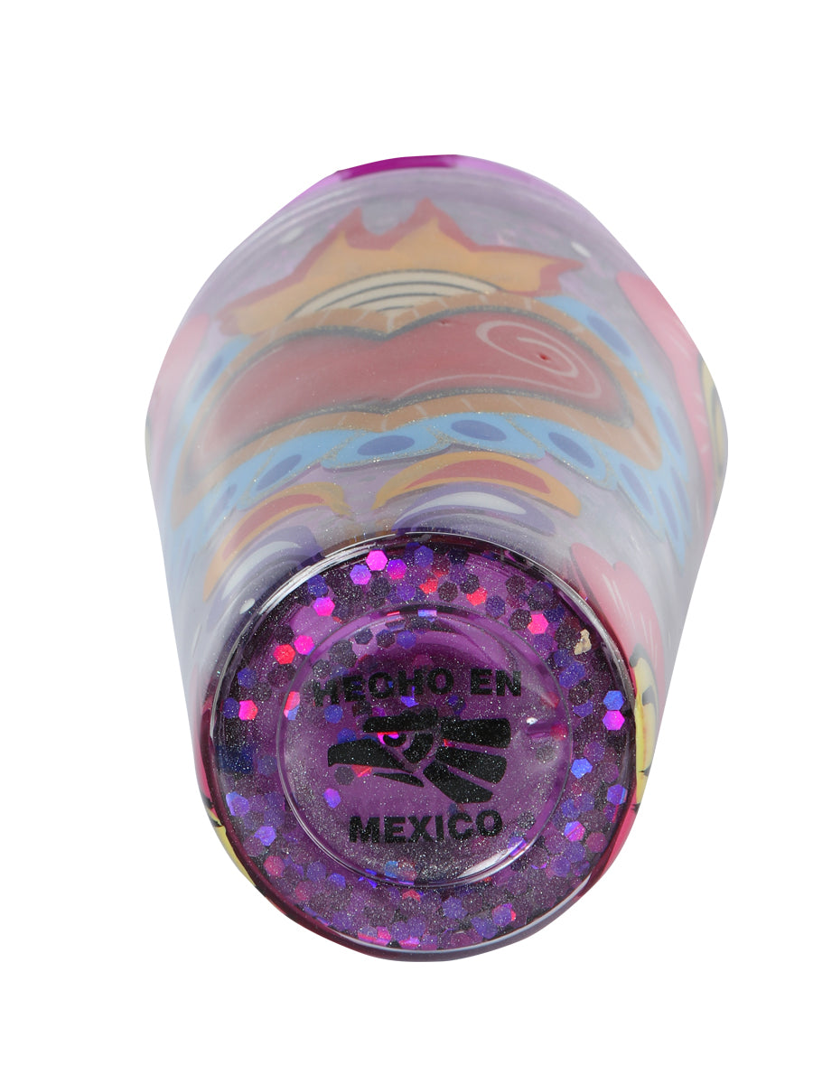 Vaso Pintado con Popote