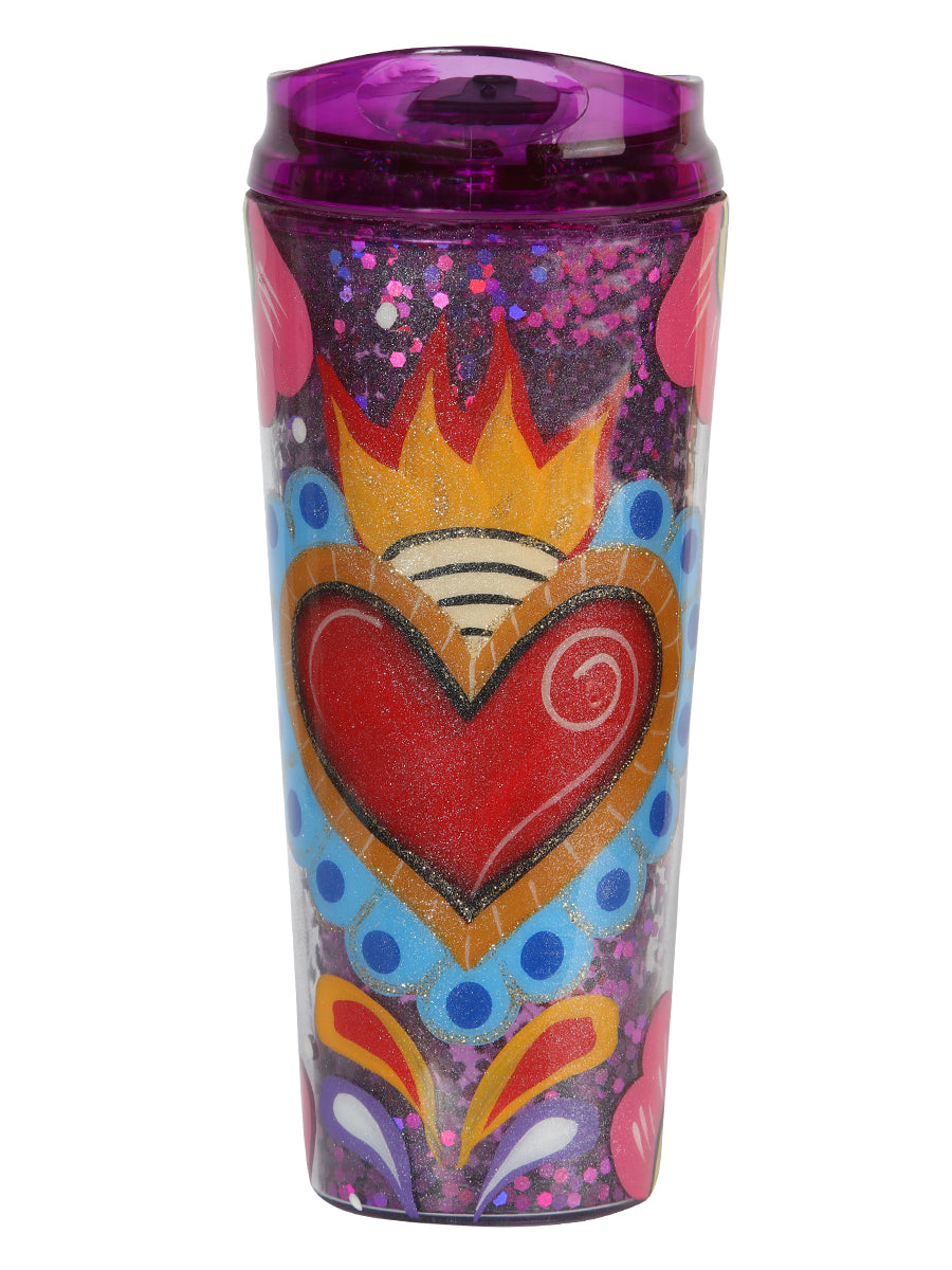 Vaso Pintado con Popote