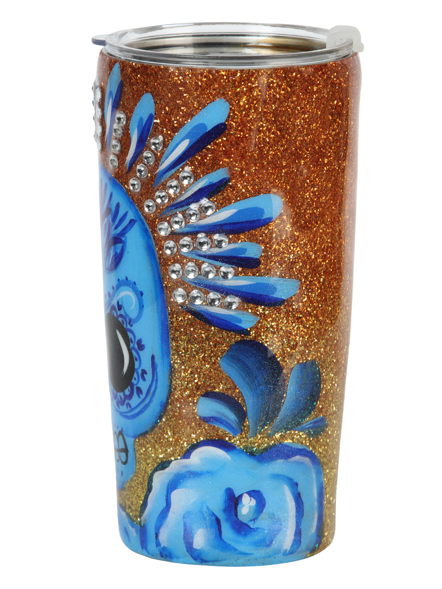 Vaso de Calavera de Acrílico